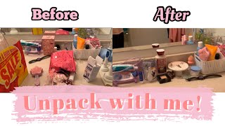 unpack and clean with me ♡ get organized after vacation