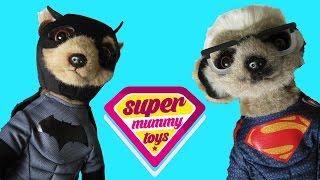 Compare The Meerkat Batman v Superman Soft Toys Review