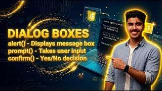 JavaScript alert(), prompt(), confirm() Explained 🔥 Dialog Boxes Tutorial (Beginner Friendly)