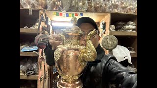 Cheapest shop to buy Tibetan ritual objects#reasonable whole sale price market#Tibetan vlogger#