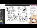 【お絵描き配信】メンバーシップのスタンプを作ろう！【vtuber】