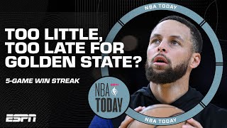 TOO LITTLE, TOO LATE for Steph Curry & the Warriors? 👀 Brian Windhorst says NO 😳 | NBA Today