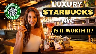 Visiting the LARGEST and FANCIEST Starbucks in New York City