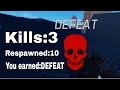 I tried to get 20 kills but got a DEFEAT!!!