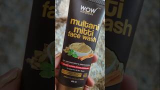 Most Effective Face Wash For Oily \u0026 Acne Prone Skin || Wow Multani Mitti Face Wash #shorts