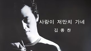 사랑이 저만치 가네   - 김 종 찬 -