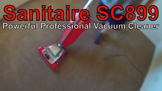 Sanitaire SC899 Powerhouse Vacuum In Action!!!