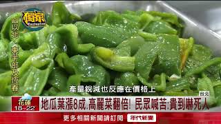 「全台濕冷」農損破億！ 「菜價飆漲」 菜籃族、業者苦哈哈