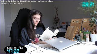 Study with me live pomodoro 12 hours