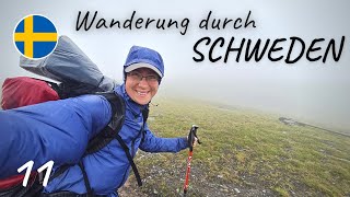 11 - ein nebeliger Tag auf dem südlichen Kungsleden | Wanderung durch Schweden 2021