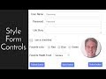 Styling HTML Form Controls