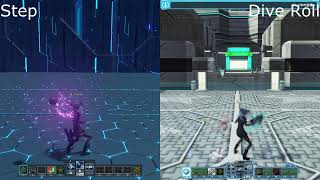 Phantasy Star Online 2 New Genesis - Gunner Animation Comparison (NGS vs PSO2)