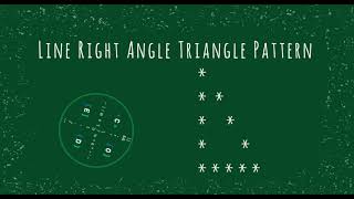 50 Line-Hollow RightAngle Triangle Pattern without any pre-defined method using while loop in Python