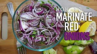 Marinated Red Onions | CookingWitherlove