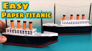 How to Make TITANIC Ship Out of Paper | DIY Paper Ship 🚢
