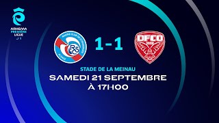 J1 I RC Strasbourg – Dijon FCO (1-1), le résumé I Première Ligue FFF 2024-2025