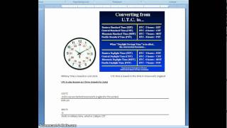 reading utc time