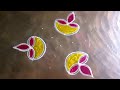 diwalirangoli🥀karthikaideebam🥀colourangoli 🥀vilakkukolam🥀 beautifulflowerrangoli🥀gokulramya kolangal