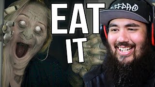 Creepy Grandma Watches You From The Closet (super scary)