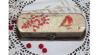 Decoupage tutorial a Box.