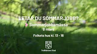 Sommarjobbsmässa 8 mars - Trollhättans Stad