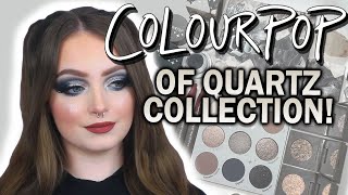 COLOURPOP OF QUARTZ COLLECTION REVIEW AND TUTORIAL