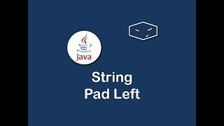 string pad left in java