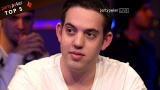 Top 5 Luke Schwartz Moments - Premier League Poker 4 | Live Poker | partypoker