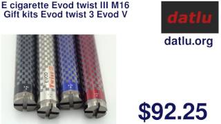 E cigarette Evod twist III M16 Gift kits Evod twist 3 Evod VV electronic cigarette battery M16 Air