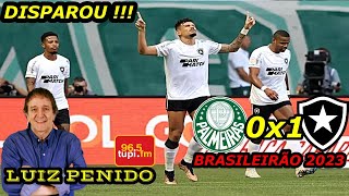 Palmeiras 0 x 1 Botafogo LUIZ PENIDO Brasileirão 2023