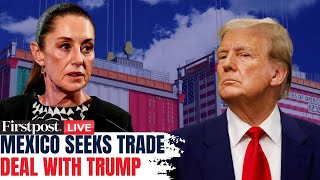 US Mexico Trade War LIVE: Mexico President Sheinbaum Reacts to US President Trump Tariff Deadline