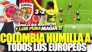 PRENSA ARGENTINA SORPRENDIDA CON LA SELECCIÓN COLOMBIA Y YASER ASPRILLA COLOMBIA VS ROMANIA 3 - 2