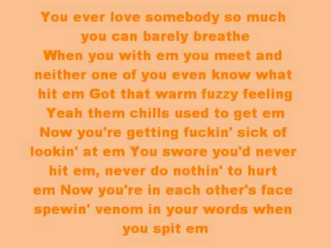 love the way you lie - eminem ft. rihanna with lyrics love the way you lie - eminem ft. rihanna with lyrics