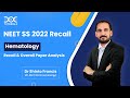 NEET SS ‘22  Hematology Recall by Dr.Shinto Francis.