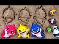 Let's play fun sand with friends | PinkyPopTOY
