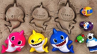 Let's play fun sand with friends | PinkyPopTOY