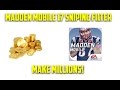 Madden Mobile 17 Sniping Filter