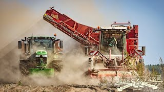 FABRIK AUF RÄDERN | Kartoffelernte in Norddeutschland |Grimme Varitron 470 |Gemüsegarten Gresse BEHR