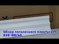 Обзор потолочного плинтуса из полистирола П020 100 40