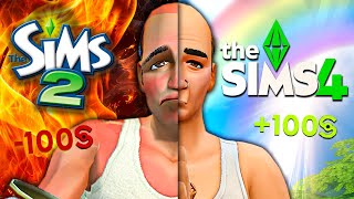 Quel SIMS rend le plus RICHE avec les PLANTES ? (c'était HORRIBLE 😭) | Challenge SIMS 2 vs SIMS 4