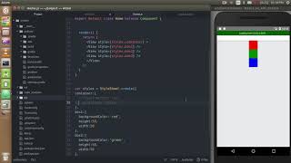 React-Native tutorial # 11 react-native flex layout | learn style concept
