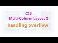 CSS Multi-Column Layout 2  - handling overflow  | JSer - Front-End Interview questions