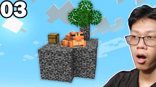 រកឃើញកោះកង្កែប / Skyblock minecraft part 3