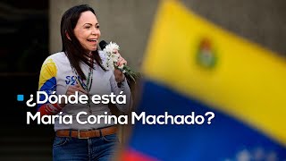 ¿Dónde está María Corina Machado? Fue interceptada tras encabezar protestas contra la dictadura