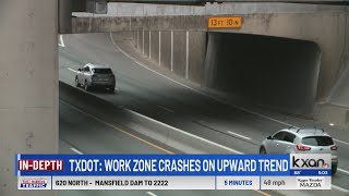 TxDOT: Work zone crashes in upward trend over last 6 years