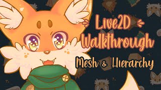 Setting up mesh and hierarchy | Live2D walkthrough series #1