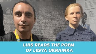 Luis reads a poem \