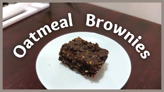 Quick \u0026 Easy Oatmeal Brownies Recipe