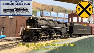 Blissfield Model Railroad Club Open House 11/9/24