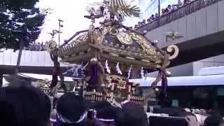 【三鷹・祭り-2014.9.14】下連雀八幡大神社例大祭-巨大お神輿(1/3）